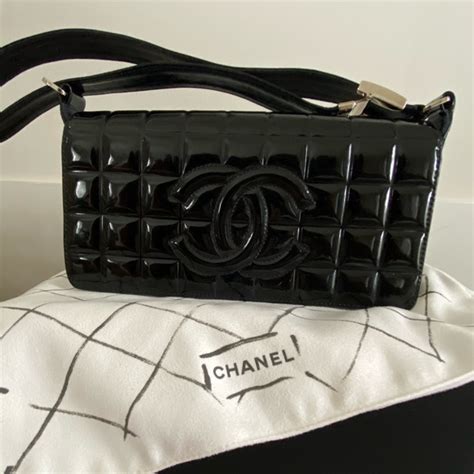 chanel chocolate bar flap bag|chanel vintage flap bag.